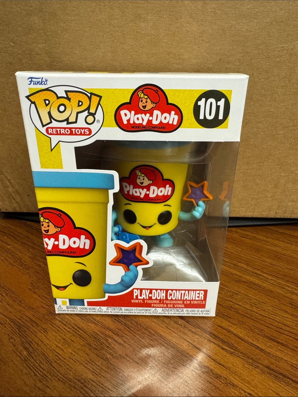 Funko Play-Doh Yellow Container POP! Retro Toys Figure - Blue & Orange Accents